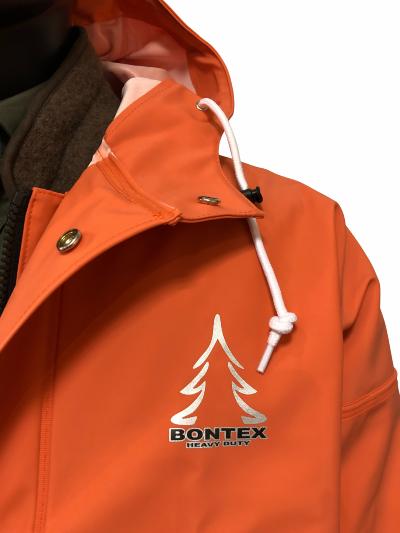Bontex/Heavy Duty, regnjakke, m/neoprenmanchet, orange, L