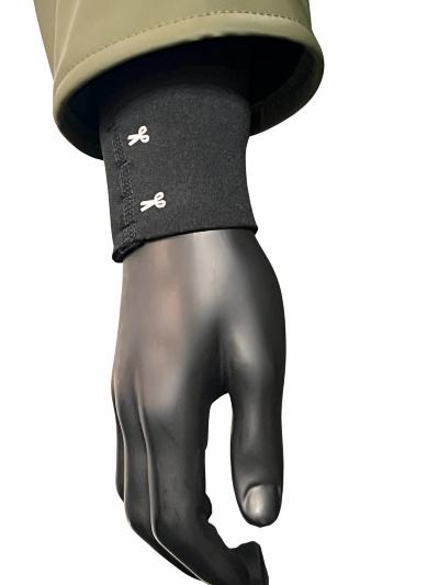 Bontex/Heavy Duty, regnjakke, m/neoprenmanchet, grøn, S