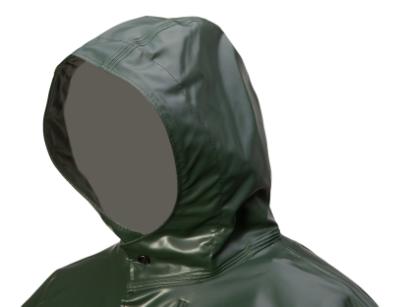 Bontex comfort, regnjakke m/ gummimanchet, grøn, str. S
