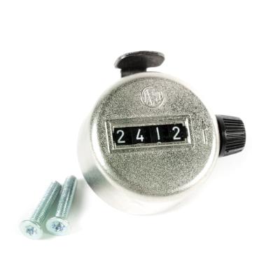 Styktæller, til hånd, med ring, metal