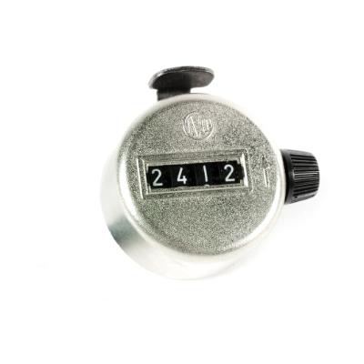 Styktæller, til hånd, med ring, metal