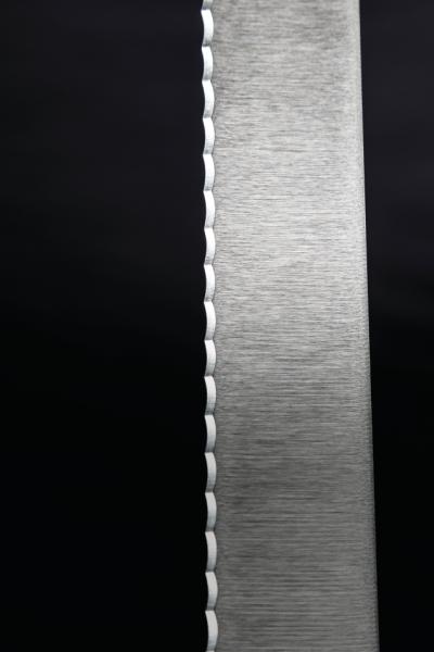 Formhugningskniv, original US-model, kort skæfte, riflet skæ