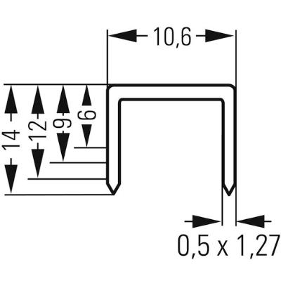 Hæftepistol, 6-14mm