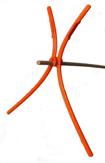 Top-X, grenkransbeskytter, til fuglepinde, 100 stk./kasse