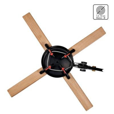 UDGÅET Krinner,Kopenhagen, egetræ/sort, max Ø12 cm, H 250 cm