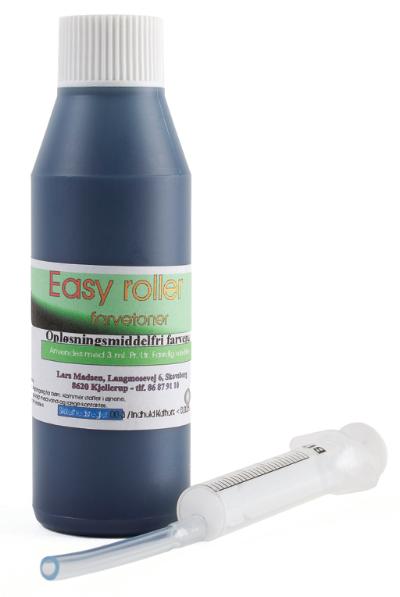 Easy Roller, rød farvepakning 100 ml,  + engangssprøjte