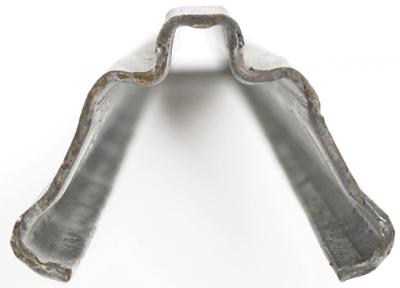 Hegnspæl, stålprofil, 2,2 m, m/22 trådfangere