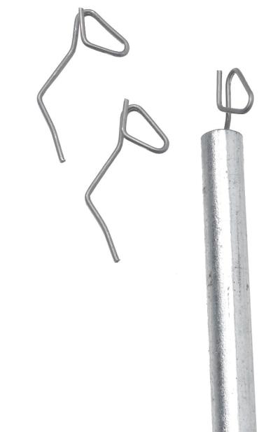 Hegnskroge, til rør, 500 stk./kasse