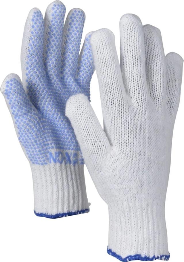 OX-ON, Strikhandske, hvid, m/dubber hovednr.