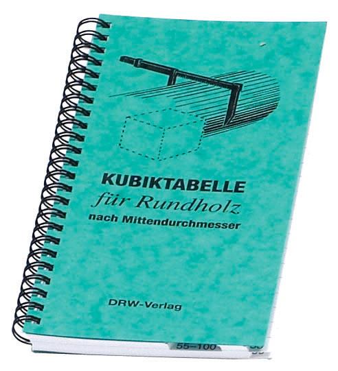 Kubiktabel, for rundtræ, tysk