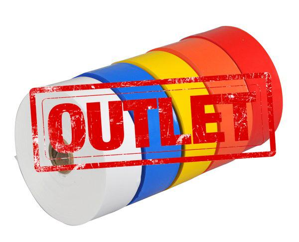 Stiksporstape, 30 mm, 100 m/rulle, plast, 64 stk./kasse, hvi