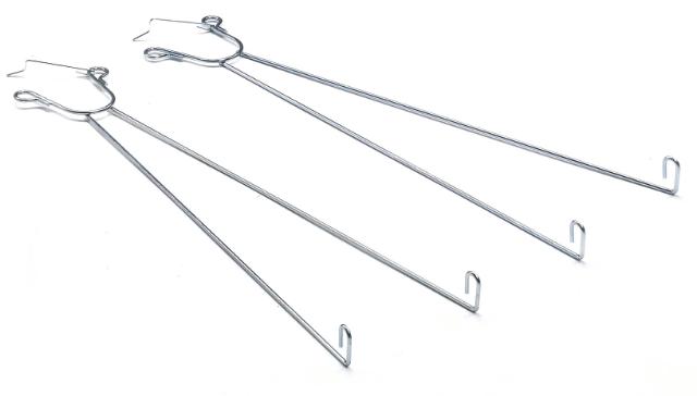 Juletræsholder til byggepladshegn, pose à 10 stk.