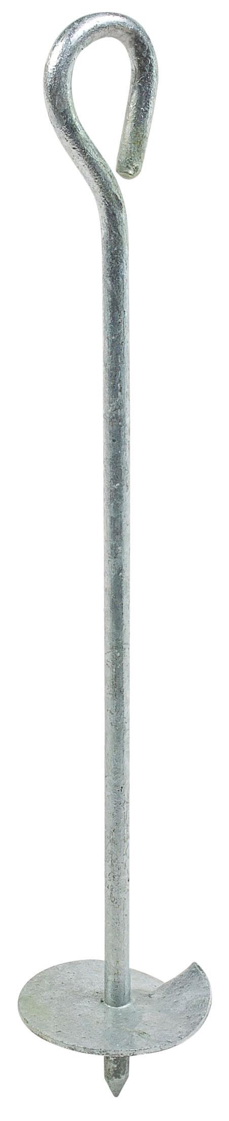 Jordskrue til fastholdelse Længde 33cm, skive Ø 6cm