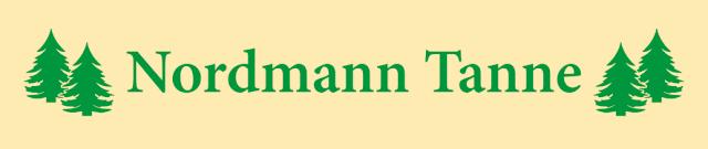 Juletræsbanner Nordmann Tanne 60X285 cm Polyester