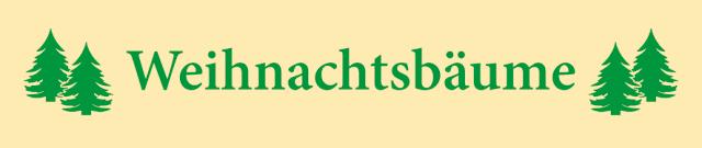 Juletræsbanner Weihnachtsbäume, beige/grøn 60X285 cm Polyes