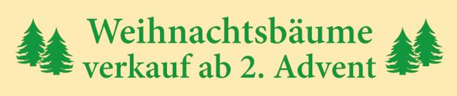 Juletræsbanner Weihnachtsbäume verkauf ab 60X285 cm Polyest