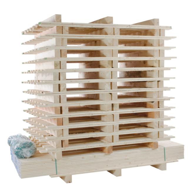 Palletårn Premium med 25 25pl 150 brædder 150 snore 1 bitz.