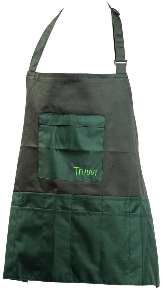 Mærkeforklæde Triwi m/dobl. lommer, smal/bred