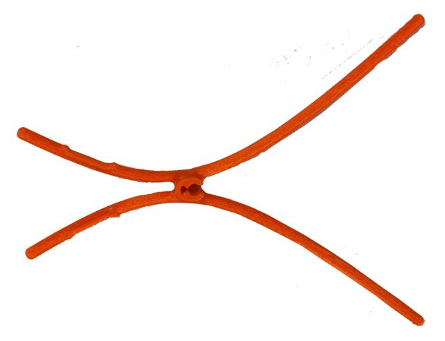 Top-X, grenkransbeskytter, til fuglepinde, 100 stk./kasse