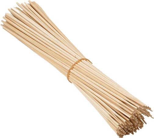 Fuglepinde, løse pinde, 100 stk./bdt., 60 cm, træ