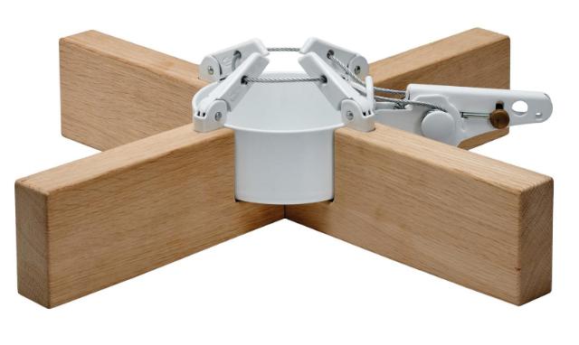 Krinner, Kopenhagen, egetræ/hvid, max Ø12 cm, H 250cm