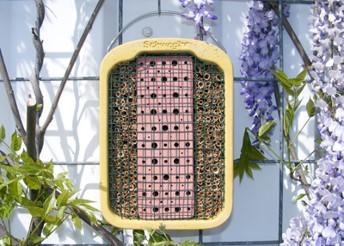 Schwegler, insekthotel, træbeton, ler og strå, 21,5 x 30 x 1
