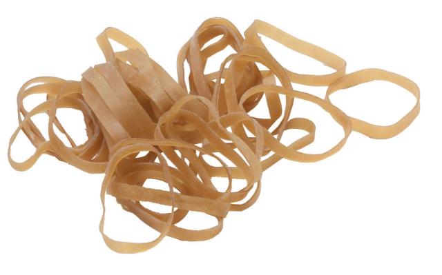 Elastik, 90 x 8 mm, 1kg/ca.450 stk., pris pr. pose