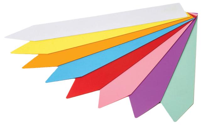 Stiketiket, plast, 12 x 2cm, 500 stk., Hovednr.