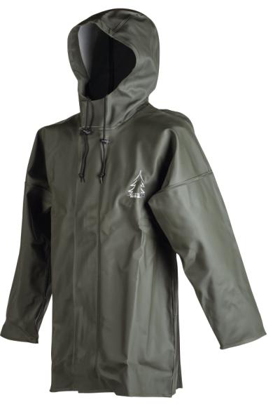Bontex/Heavy Duty, regnjakke, grøn pvc, str. XXL