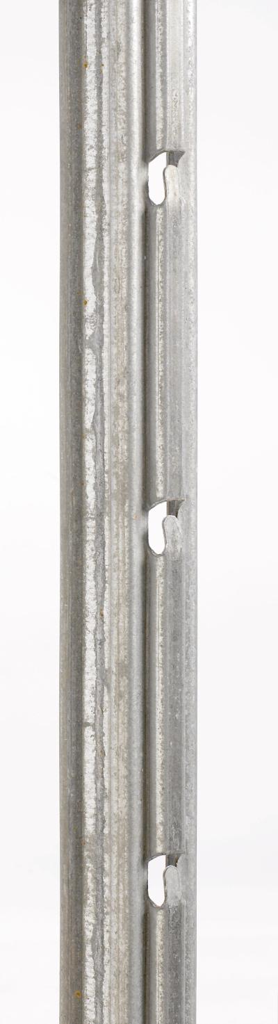 Hegnspæl, stålprofil, 2,6 m, m/26 trådfangere