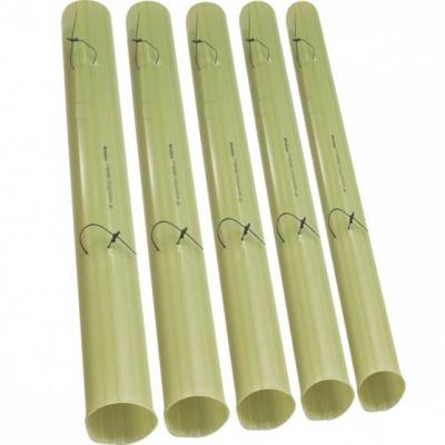 Tubex, 5 vækstrør,120 cm m/binder, grøn, Ø6,5 -10 cm
